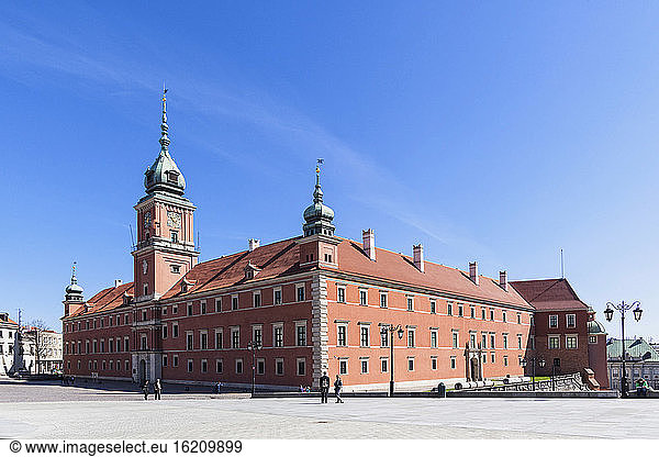 Poland  Warsaw  Royal Castle in Castle Square