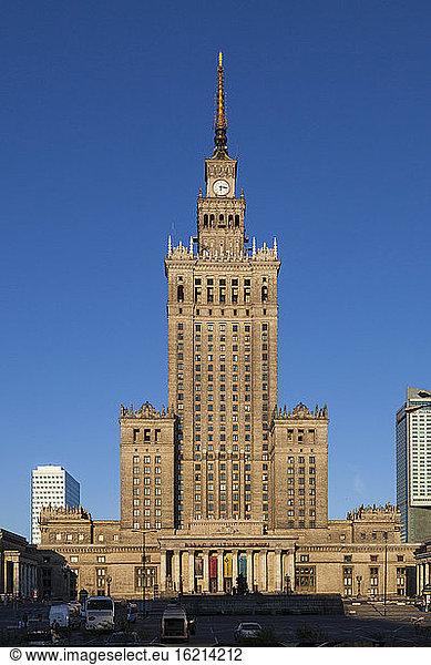 Polen  Warschau  Palast der Kultur und Wissenschaft