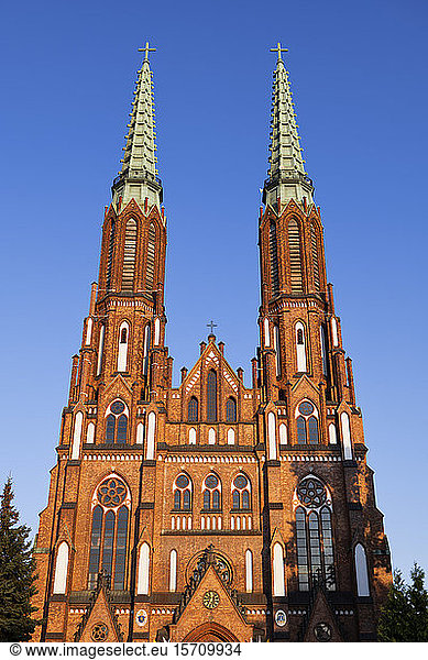 Polen  Woiwodschaft Masowien  Warschau  Fassade der Kathedrale des heiligen Erzengels Michael und des heiligen Märtyrers Florian