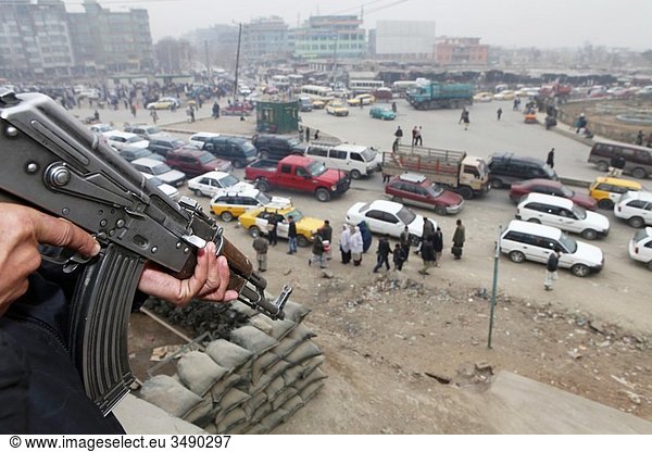Police officer in Kabul
