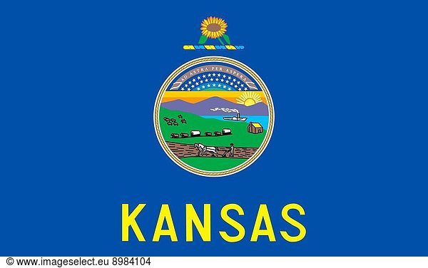 Political map of the state of Kansas Political map of the state of ...