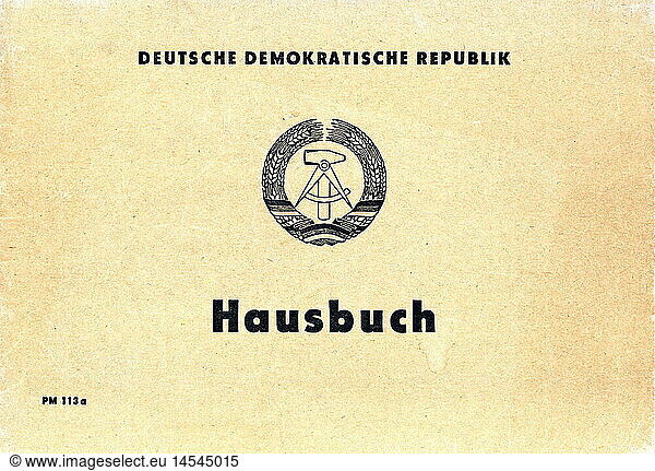politics  Germany  East-Germany  housebook  cover  1970s