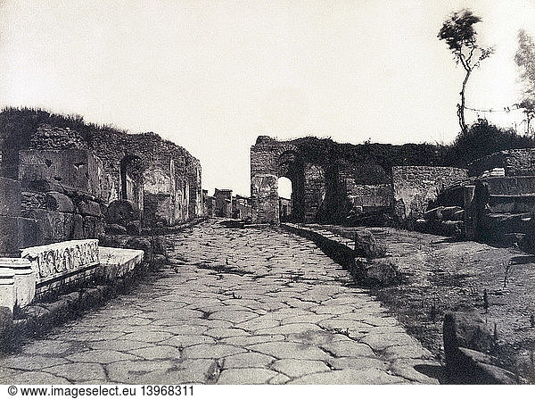 Pompeii  Italy  1853