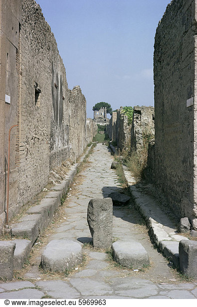 Pompeji  UNESCO World Heritage Site  Campania  Italien  Europa