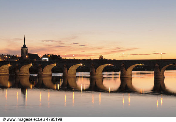Pont Cessart  Saumur  Department Maine-et-Loire  Region Pays de la Loire  Frankreich  Europa