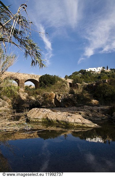 Pont Vell. Rio de Santa Eularia. Santa Eularia des Riu. Ibiza. Balearic islands. Spain.