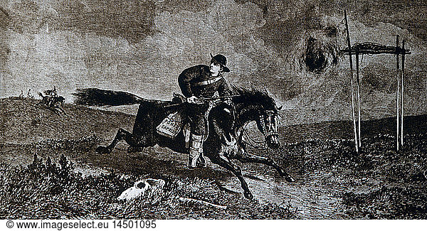 Pony Express Rider  Print