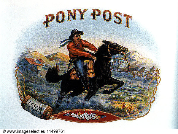 Pony Post  Lithograph