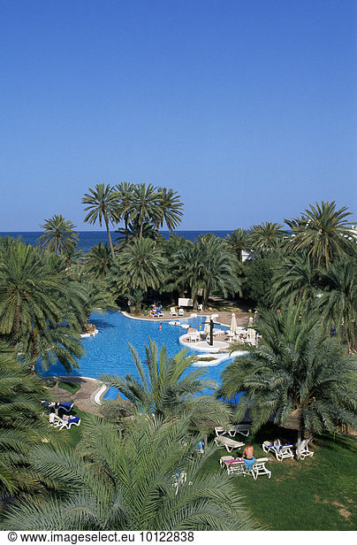 Pool,  Hotel Odyssee,  Oase Zarzis,  Djerba,  Tunesien,  Afrika