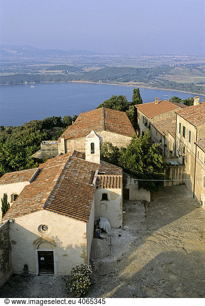Populonia Golf von Baratti Provinz Livorno Toskana Italien Europa