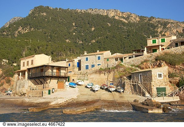 Port of Valldemossa Mallorca Balearic Islands Sierra de Tramuntana. Spain