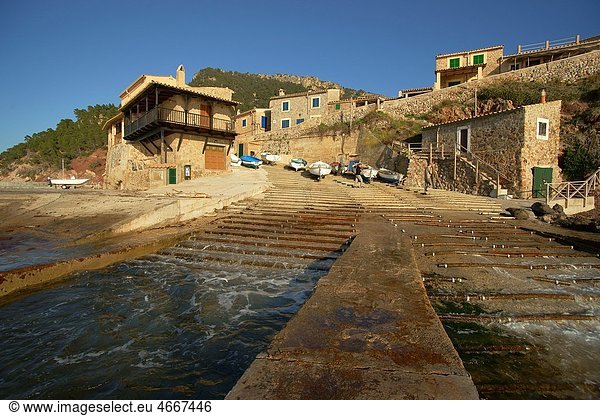 Port of Valldemossa Mallorca Balearic Islands Sierra de Tramuntana. Spain