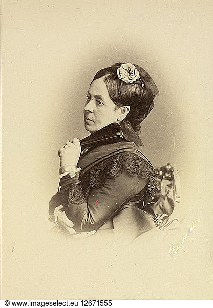 Porträt der Gräfin Sophia Andrejewna Tolstaja (1844-1919)  um 1874.
