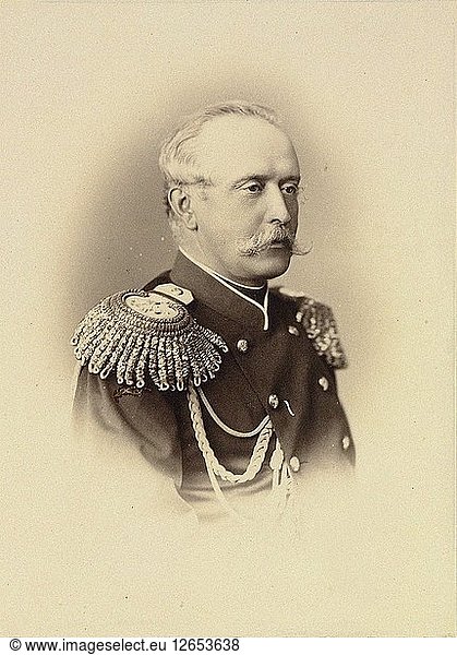 Porträt des Grafen Graf Pjotr Andrejewitsch Schuwalow (1827-1889)  1873.