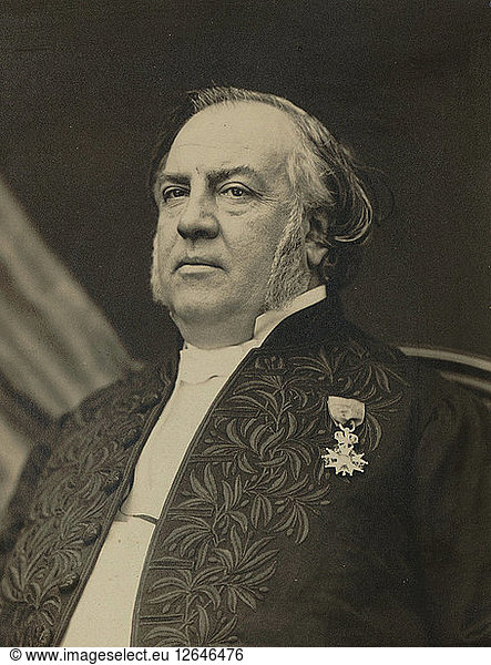 Porträt des Komponisten Antoine-Louis Clapisson (1808-1866)  1866.