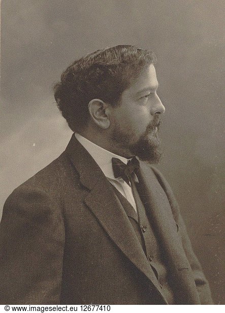 Porträt des Komponisten Claude Debussy (1862-1918)  1905.