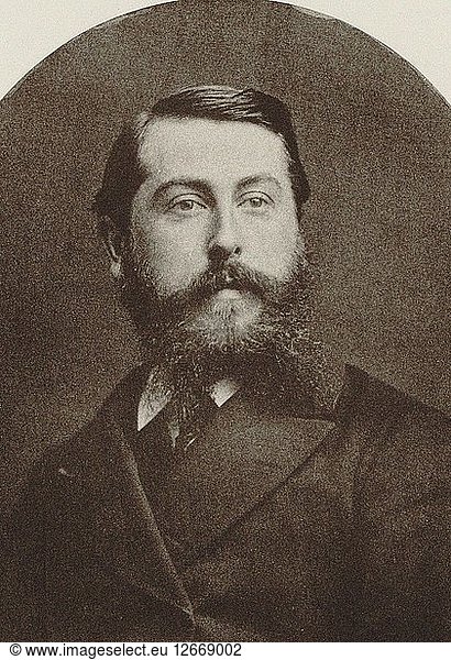 Porträt des Komponisten Léo Delibes (1836-1891)  1875.
