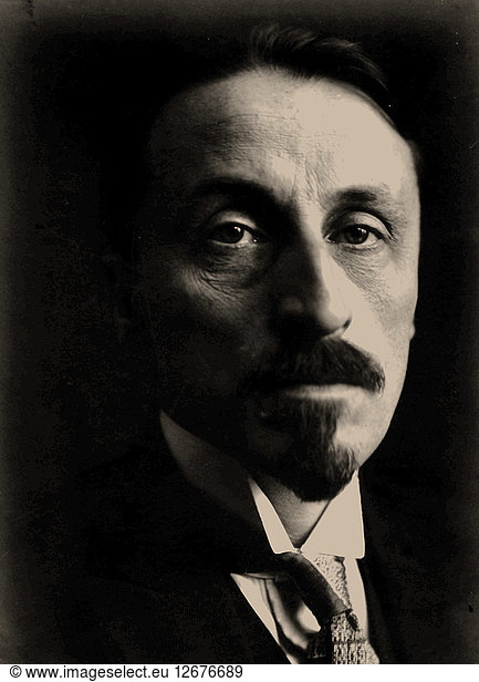 Porträt des Schriftstellers und Dramatikers Boris Konstantinowitsch Zaytsev (1881-1972)  1920er Jahre.