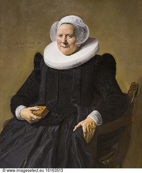 Porträt einer älteren Dame  Frans Hals  1633  National Gallery of Art  Washington DC  USA  Nordamerika.