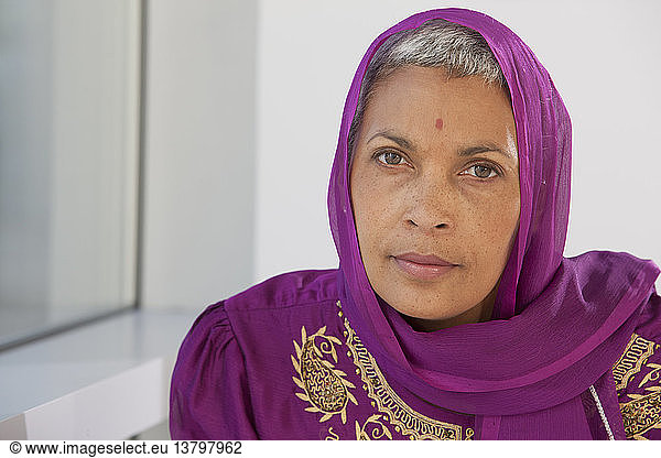 Porträt einer muslimischen Frau