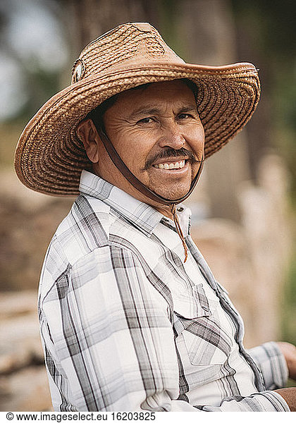 Porträt eines Cowboys  San Miguel de Allende  Guanajuato  Mexiko