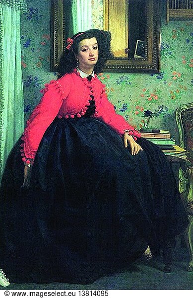 Porträt von Mme. L.L. 1865