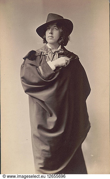 Porträt von Oscar Wilde (1854-1900)  1882.