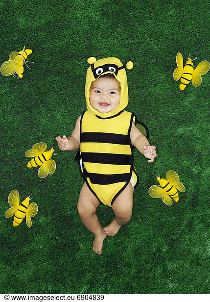 Portrait  Kostüm - Faschingskostüm  Baby  Biene