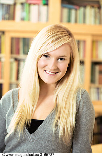 Portrait of a young Scandinavian woman  Sweden.