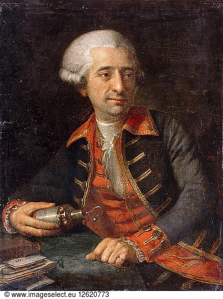 Portrait of Antoine-Laurent Lavoisier (1743-1794). Artist: Brossard de Beaulieu  Geneviève (1755-1835)