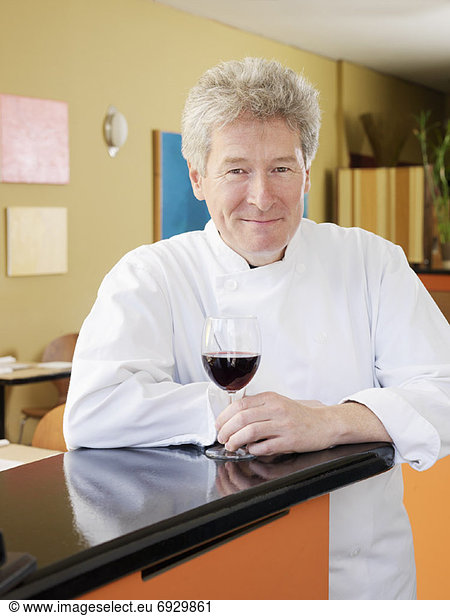 Portrait of Chef in Restaurant