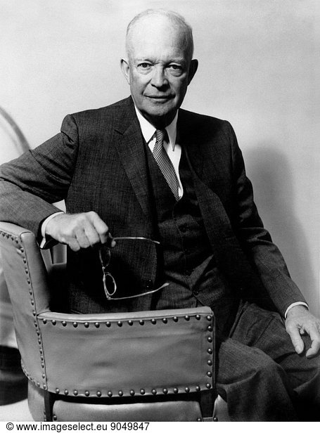 Portrait of former president Dwight Eisenhower