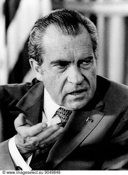 Portrait of former president Richard Nixon