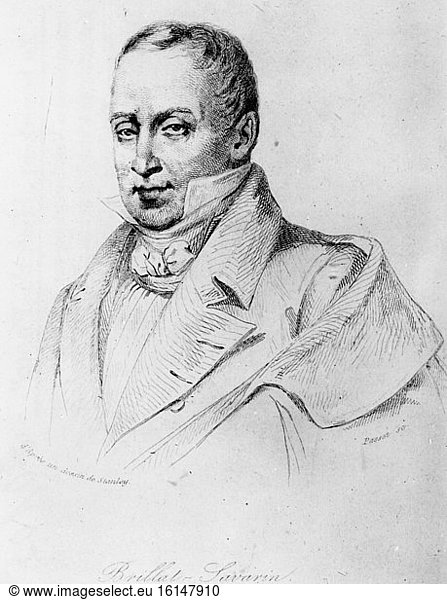 Portrait of Jean Anthelme Brillat-Savarin / Etching  1810