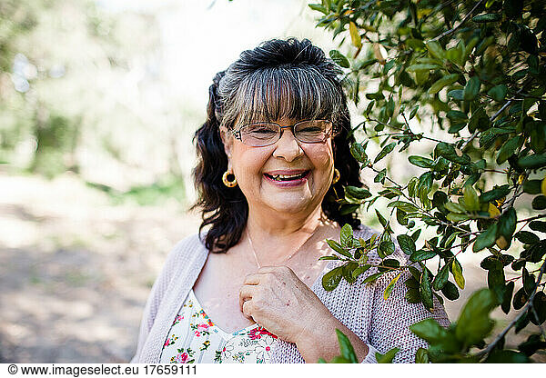 Portrait of Mexican Woman  Baby Boomer in San Diego