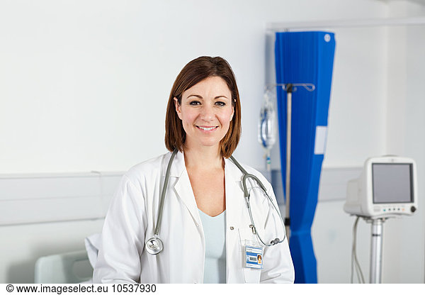 Portrait of mid adult female doctor