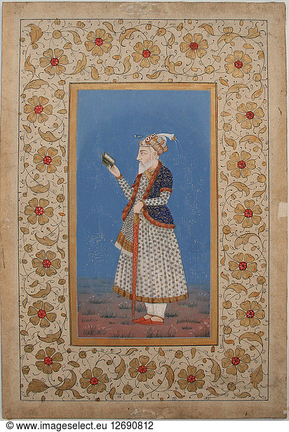 Portrait Of Mughal Emperor Aurangzeb. Portrait Of Mughal Emperor ...