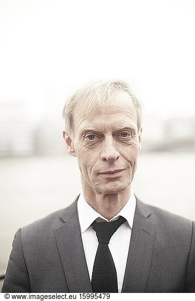 Portrait of Swedish business man wearing suit