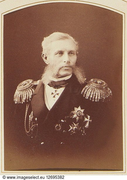 Portrait of the Admiral Grigory Ivanovich Butakov (1820-1882)  1877.