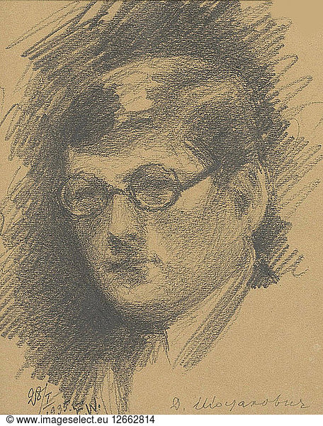 Portrait of the composer Dmitri Shostakovich (1906-1975)  1935.