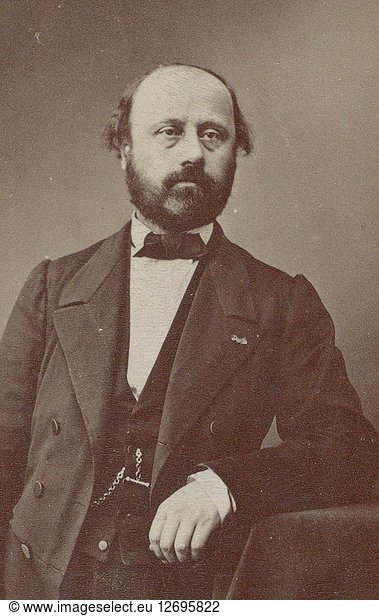 Portrait of the composer François Bazin (1816-1878)  ca 1860.