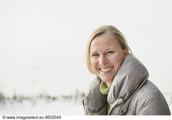 Portrait of woman  smiling