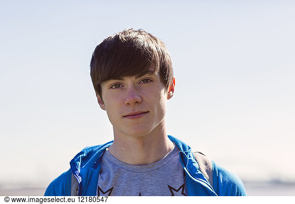 Portrait of young man  hiker