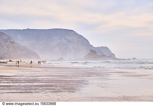 Portugal  Algarve  CordoamaÂ beach with cliff in background