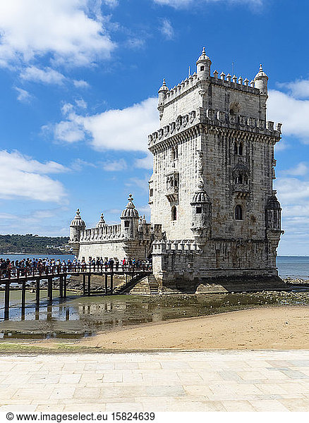 Portugal  Lisbon  Torre de Belem  Belem Tower or St. Vincent Tower