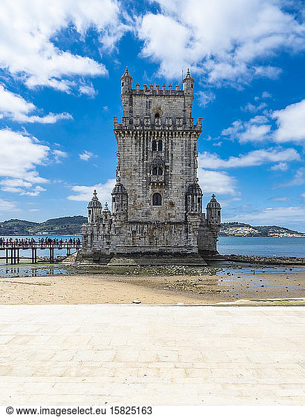 Portugal  Lisbon  Torre de Belem  Belem Tower or St. Vincent Tower