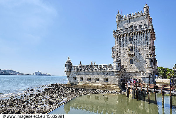 Portugal  Lissabon  Tejo  Belem  Belem-Turm