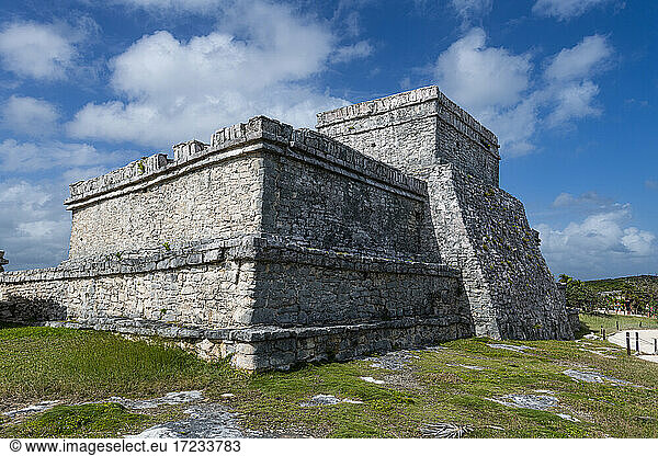 Präkolumbianische Maya-Mauerstadt Tulum Quintana Roo Mexiko Nordamerika