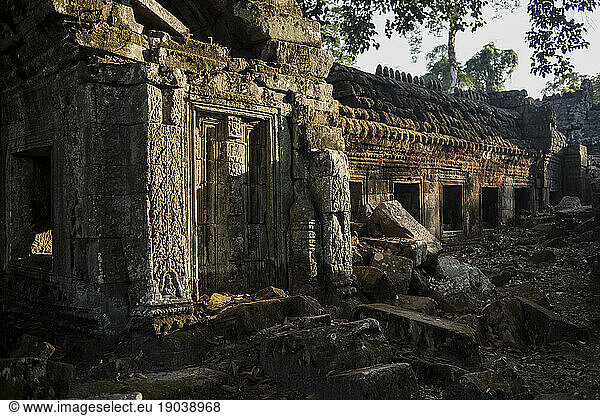 Preah Khan temple in Angkor Wat World Heritage site  Siem Reap  Cambodia.