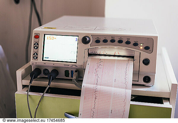 Pregnancy monitoring machine. Real time pregnancy control